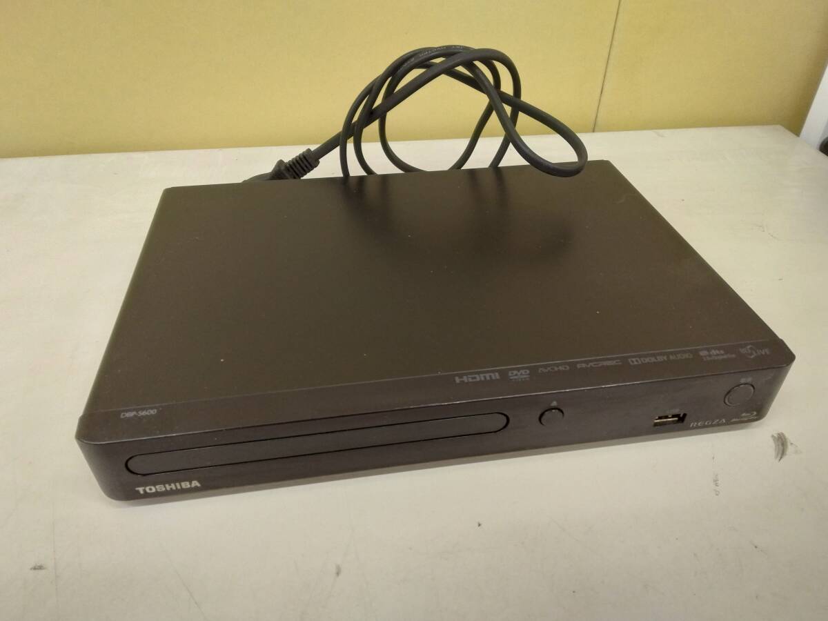 L286・30　ジャンク　TOSHIBA ブルーレイディスクプレーヤー　東芝　REGZA DBP-S600 2016年製　BDプレーヤー　リモコン無し　11/18_画像1