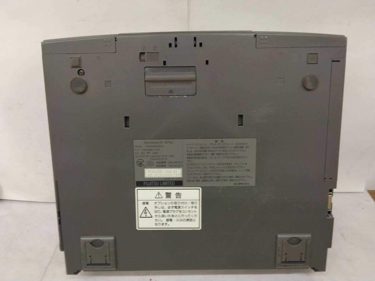 L323・29　ジャンク　FUJITSU　富士通ノートPC　FMV-BIBLO FMV-5100NA/W モデル8　FMV50NAWH5　11/25_画像8