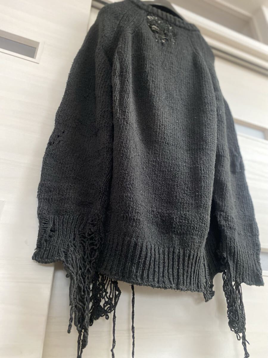  NUMBER (N)INE grunge knit カート期　03aw_画像2
