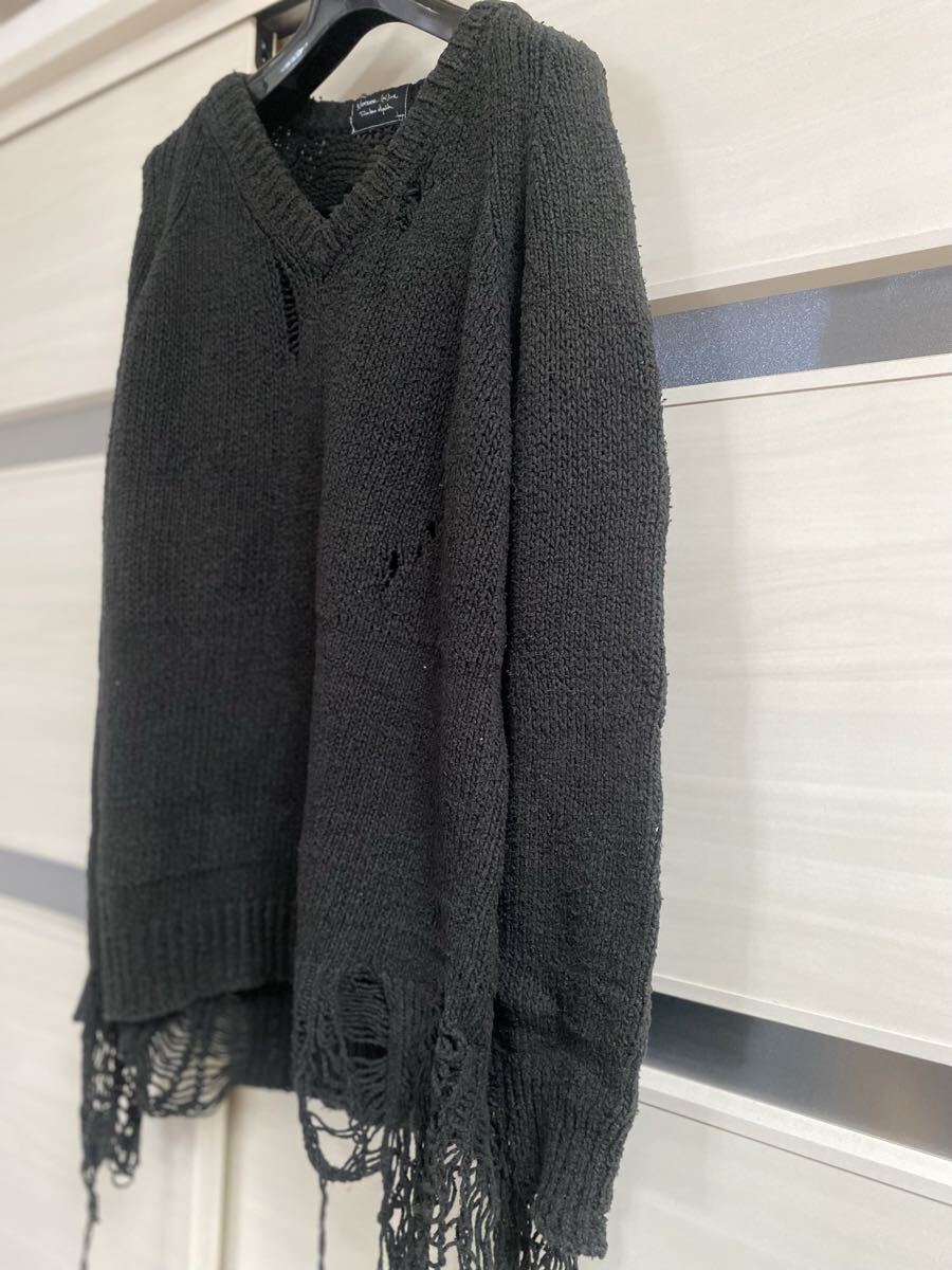  NUMBER (N)INE grunge knit カート期　03aw_画像3
