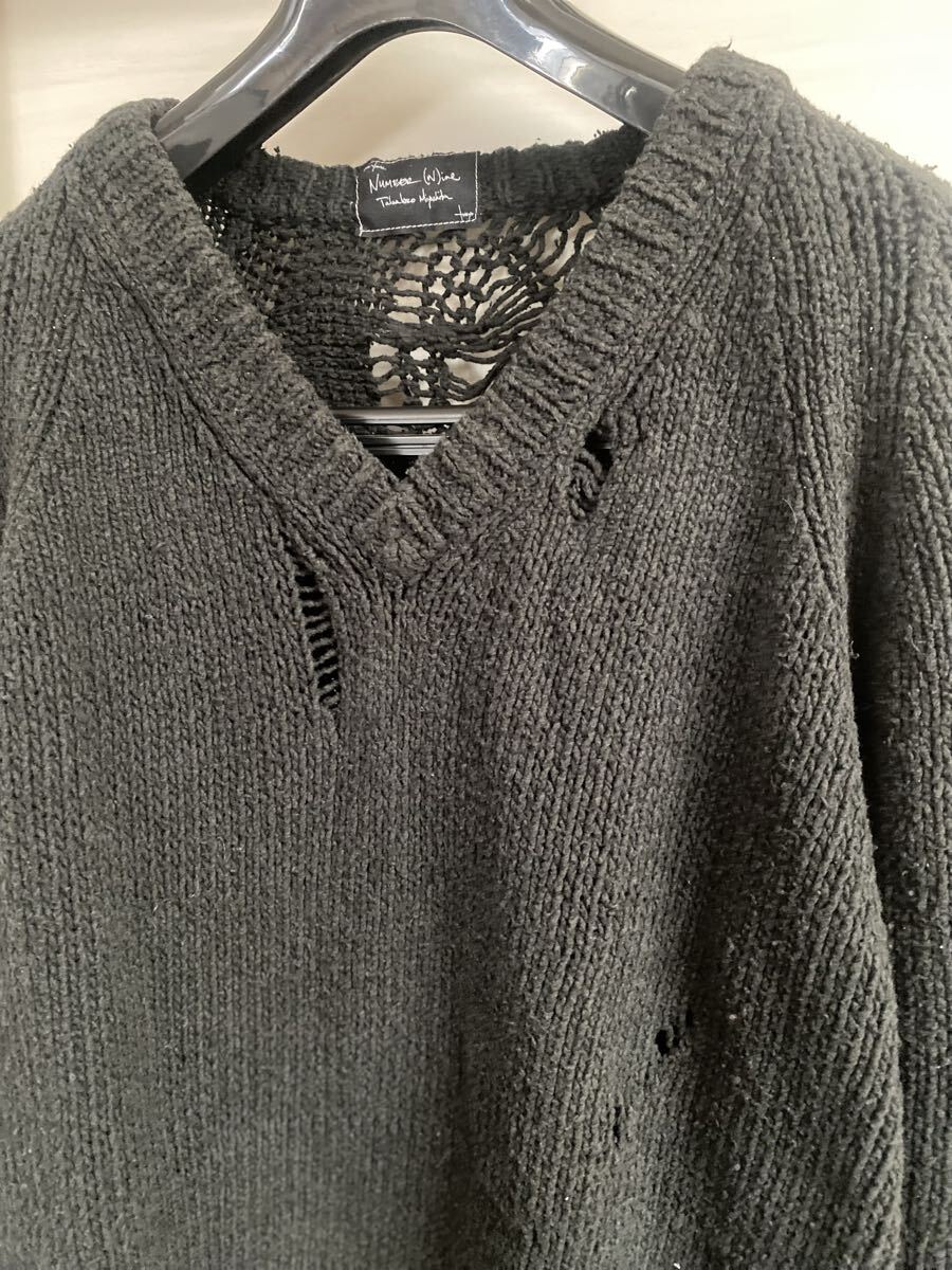 NUMBER (N)INE grunge knit カート期　03aw_画像4