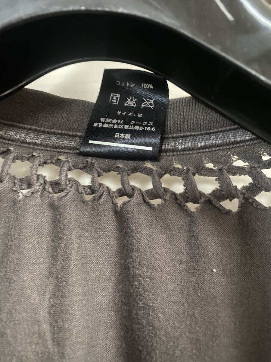 NUMBER(N)INE ナンバーナイン 編み込み ロング T _画像4