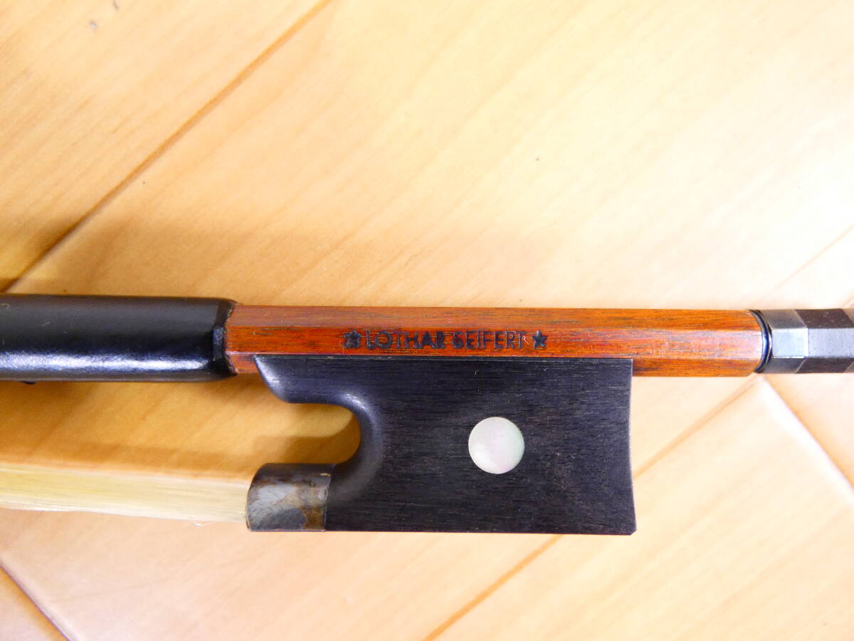 [USED!LOTHAR SEIFERT скрипка для смычок * The i фетр / корпус только / общая длина : примерно 74cm/ масса : примерно 60g@100(11)]