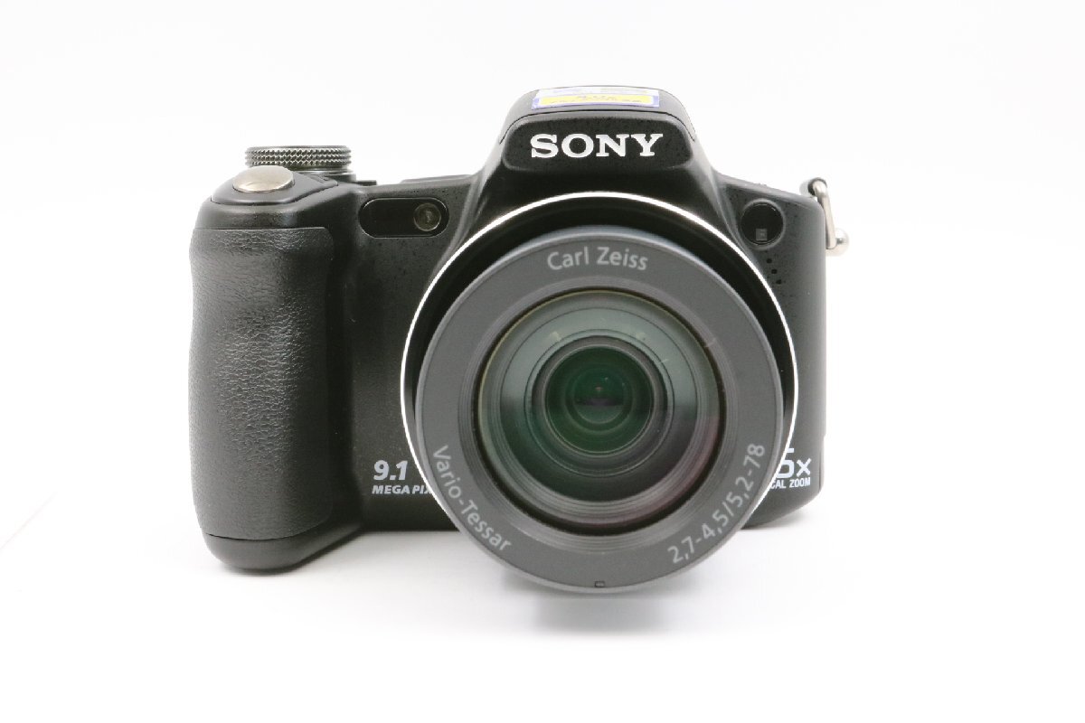 《動作保証》SONY ソニー Cyber-shot サイバーショット DSC-H50 光学15倍 F2.7-4.5 465mm 充電器 バッテリー付 レンズアダプターリング付_画像2