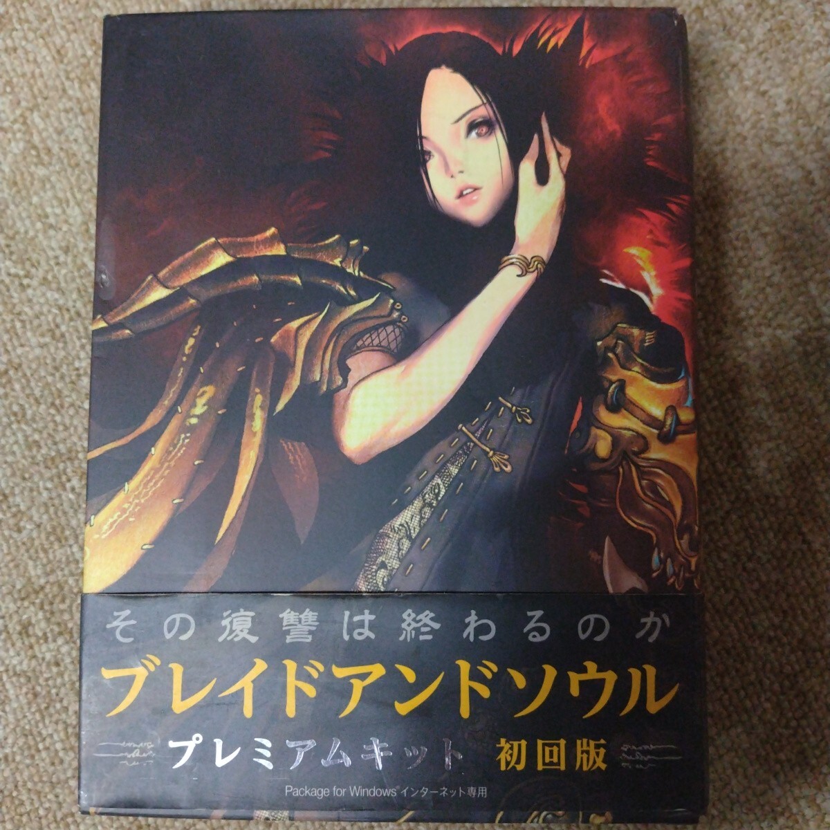 ブレイドアンドソウル プレミアムキット初回版 Package for Windows インターネット専用 DVD-ROM NCSOFT_画像1