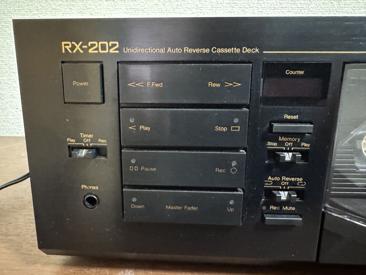 Nakamichi ナカミチ RX-202 カセットデッキ オーディオ機器 通電確認済み ジャンク_画像2