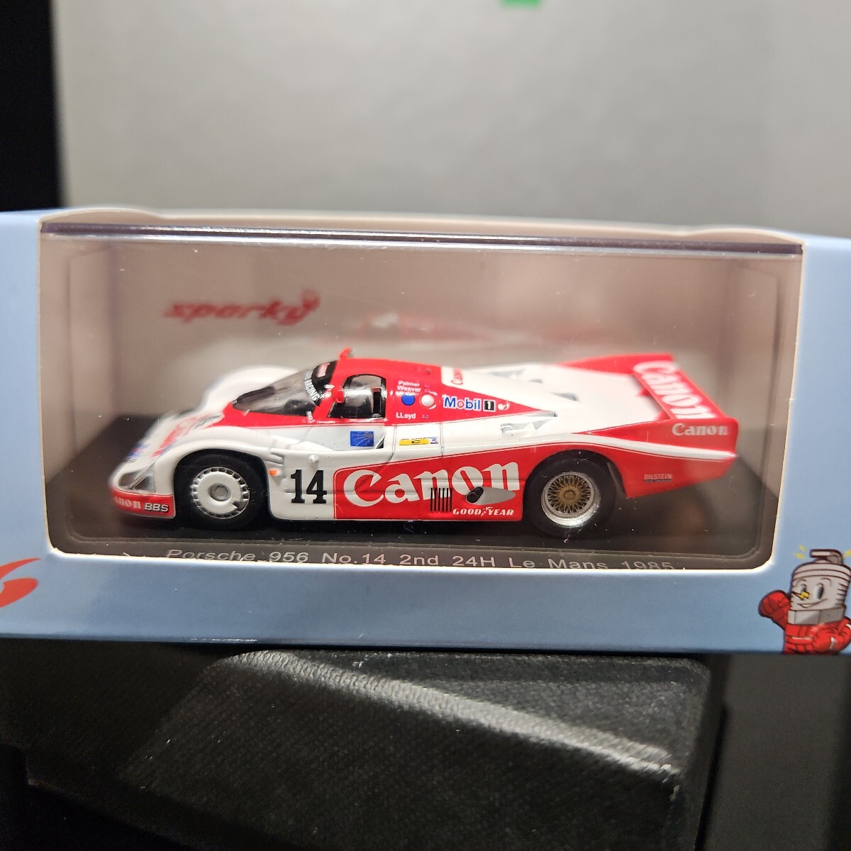 ミニマックススパークポルシェ956 ルマン1985画像が全てです。ご入札前は必ず商品説明をご覧ください。希少アイテム美品_画像1