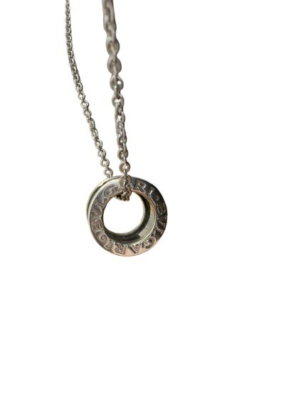 【美品】ブルガリBVLGARI ビーゼロワン B-ZERO1 ネックレス セーブザチルドレン Save the Children シルバー ブラック セラミック SV 925_画像1