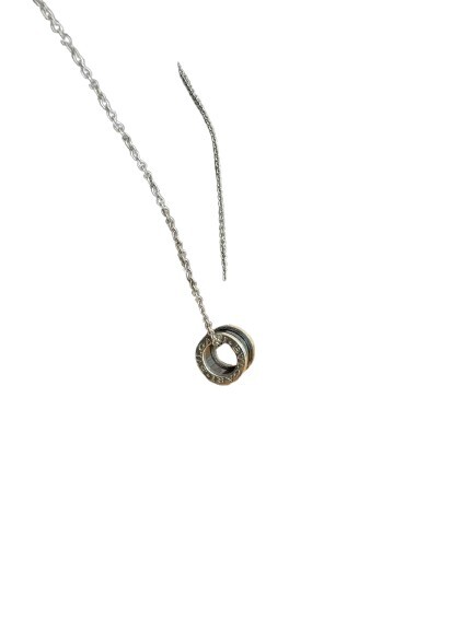 【美品】ブルガリBVLGARI ビーゼロワン B-ZERO1 ネックレス セーブザチルドレン Save the Children シルバー ブラック セラミック SV 925_画像3