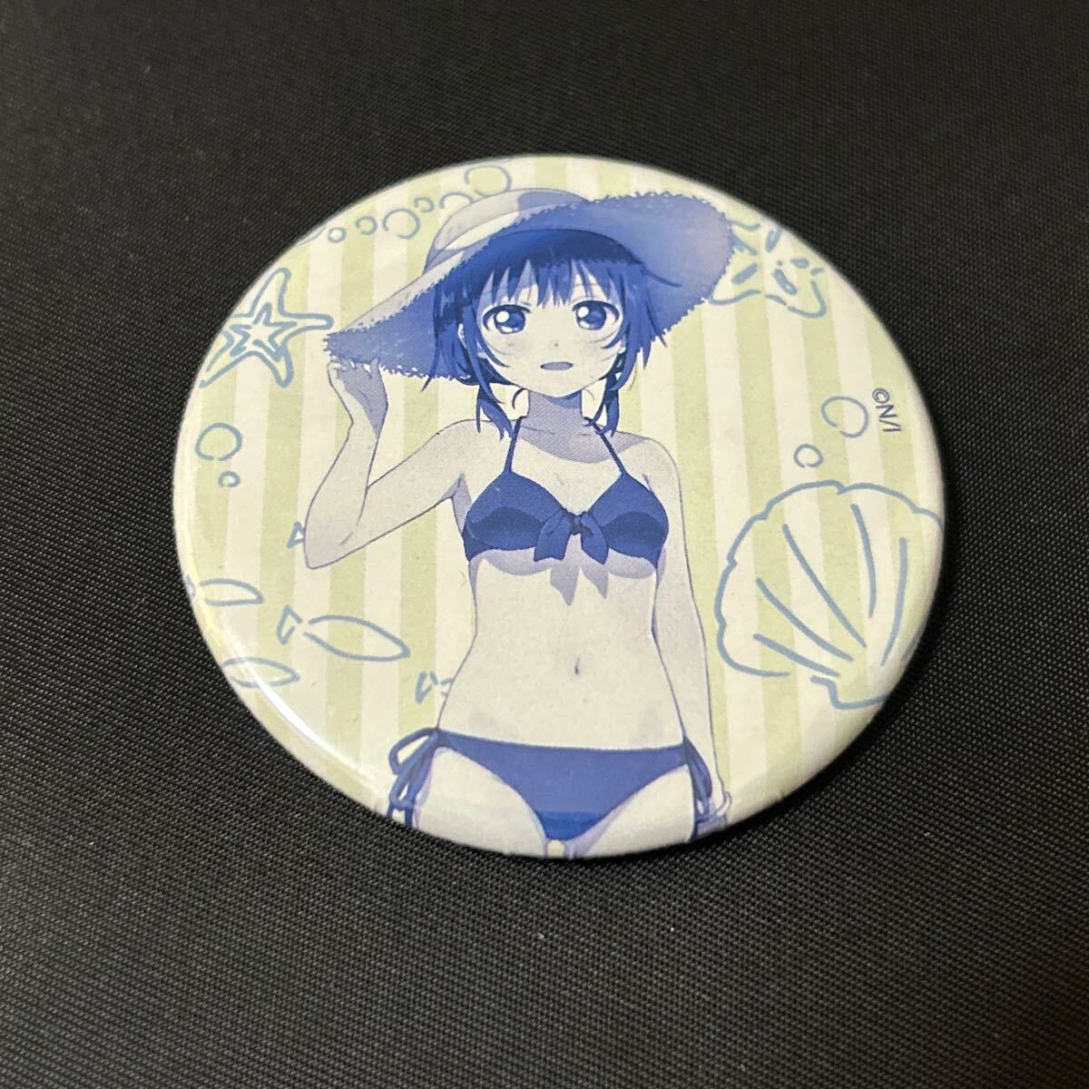 ゆるゆり 大室家 缶バッジ 船見結衣_画像1