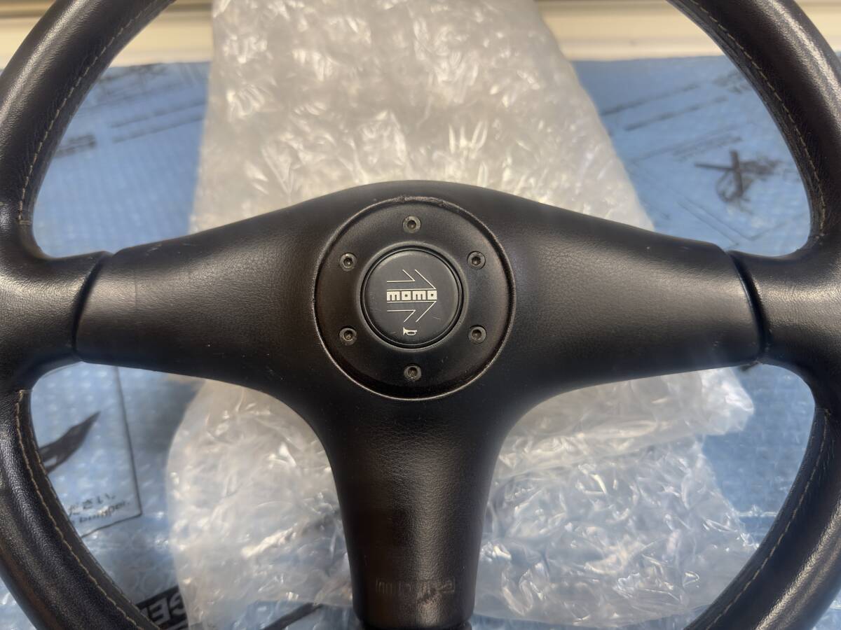 格安売り切り！美品！貴重！Mazda純正 RX-7(FD3S) 用 ＭＯＭＯ モモ ステアリング ハンドル FD4型 実動車からの取り外しです♪_画像2