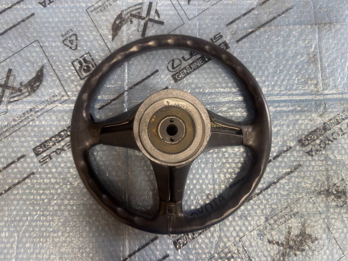 格安売り切り！美品！貴重！Mazda純正 RX-7(FD3S) 用 ＭＯＭＯ モモ ステアリング ハンドル FD4型 実動車からの取り外しです♪_画像6