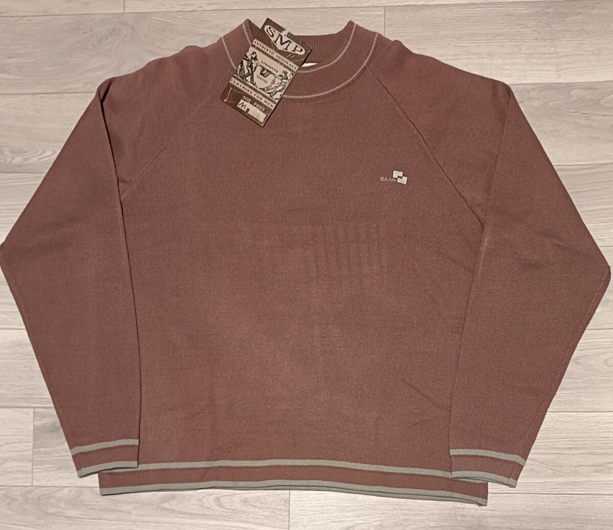 USA製 90s SMP ニット Mサイズ old SKATE オールドスケート セーター_画像1