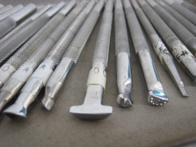 バリーキング 19本まとめて 未使用 クラフト、レーザークラフト刻印棒、押し型、打刻棒、刻印ポンチ、カービング、スタンピング_画像8