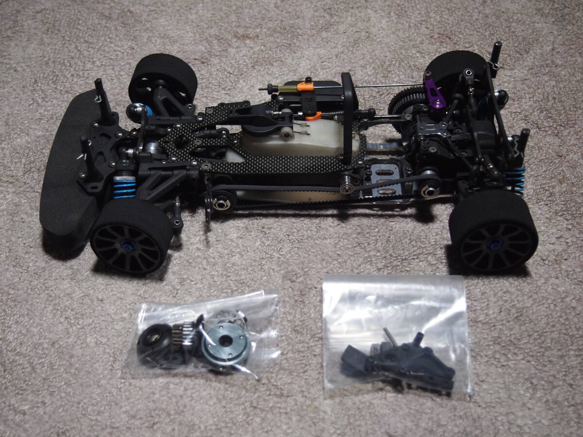 無限精機 MTX-4 1/10GPツーリング フロントワンウェイデフ仕様 オプション装着車 MUGEN 中古品_画像1