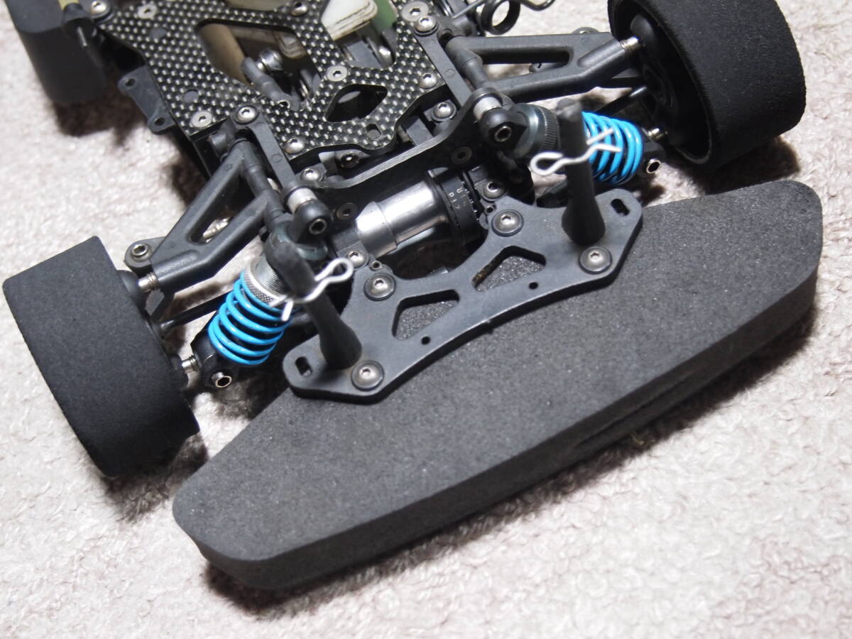 無限精機 MTX-4 1/10GPツーリング フロントワンウェイデフ仕様 オプション装着車 MUGEN 中古品_画像2