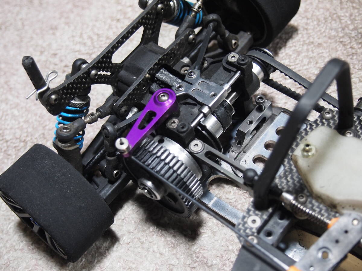 無限精機 MTX-4 1/10GPツーリング フロントワンウェイデフ仕様 オプション装着車 MUGEN 中古品_画像4