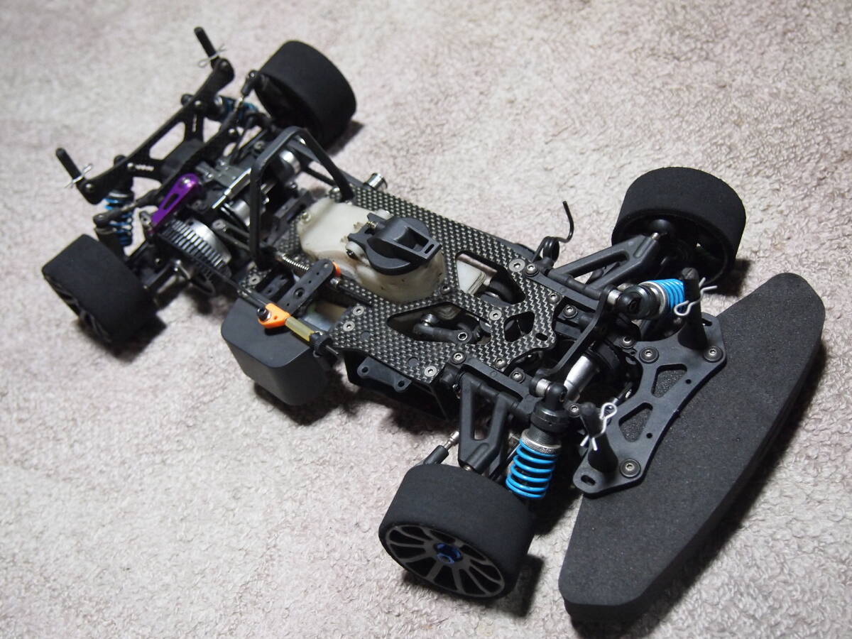 無限精機 MTX-4 1/10GPツーリング フロントワンウェイデフ仕様 オプション装着車 MUGEN 中古品_画像7