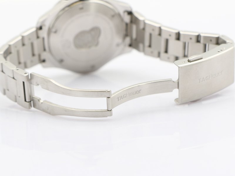 【 タグホイヤー TAGHEUER 】腕時計 WAP2010.BA0830 アクアレーサー SS 自動巻 デイト ブラック文字盤 メンズ 新着 05510-0_画像6