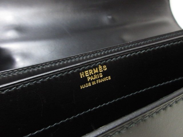 美品 HERMES エルメス サックアデペッシュ ビジネスバッグ ハンドバッグ バッグ レザー 黒 A4収納可 メンズ 92037Y_画像9