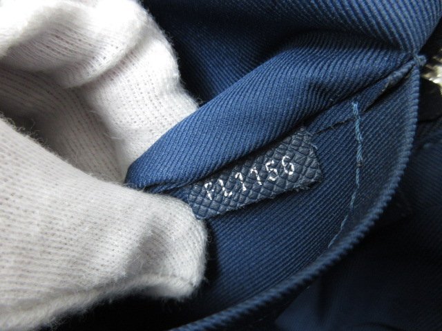 極美品 LOUIS VUITTON ルイヴィトン タイガ ポルトドキュマン PDV ブルーオセアン ビジネス バッグ M30639 レザー 青 A4可 メンズ 92165Y_画像10