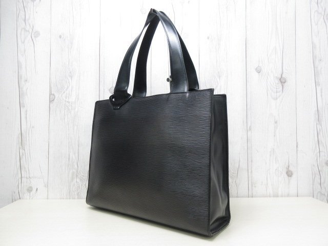 美品 LOUIS VUITTON ルイヴィトン エピ ジェモ ノワール トートバッグ ショルダーバッグ バッグ M52452 レザー 黒 A4可 メンズ 92430_画像4