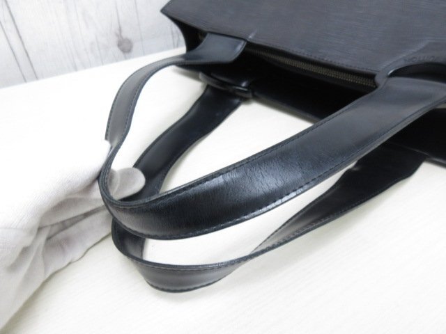 美品 LOUIS VUITTON ルイヴィトン エピ ジェモ ノワール トートバッグ ショルダーバッグ バッグ M52452 レザー 黒 A4可 メンズ 92430_画像6