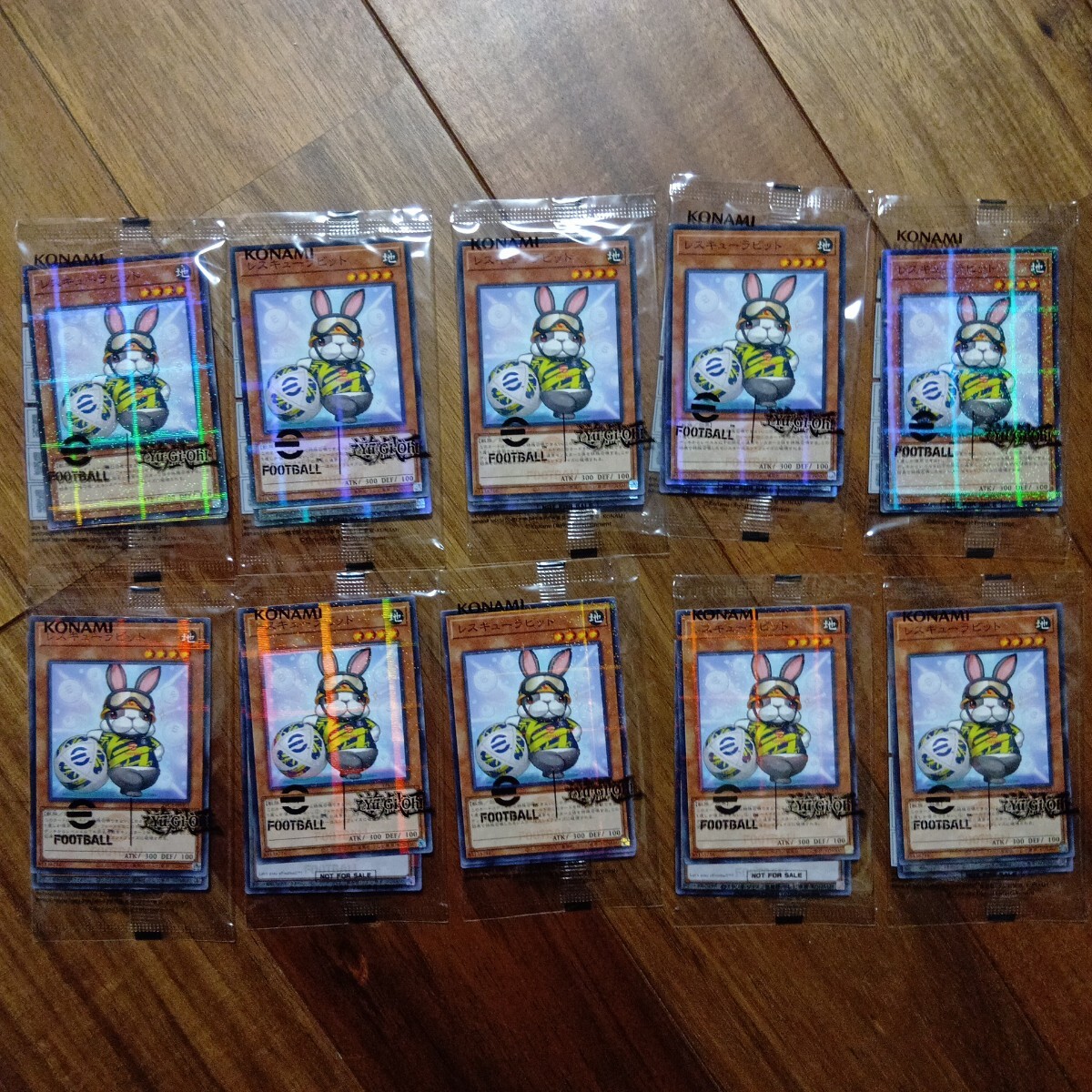 10枚 efootball 遊戯王コラボ ネイマール レスキューラビット_画像1