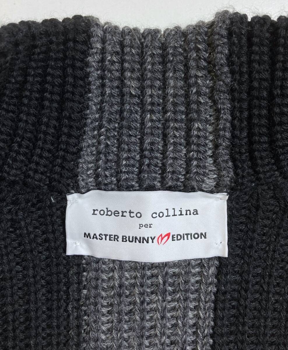 MASTER BUNNY EDITION × roberto collina サイズ3 ダブルジップ ニット カーディガン ジャケット マスターバニー パーリーゲイツ_画像3