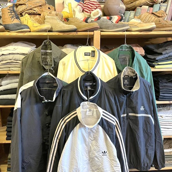 1点物◆アディダスadidasプルオーバーLナイロンジャケット古着メンズXLレディースOKアメカジ90sストリートブランドアウターブルゾン362386_画像6