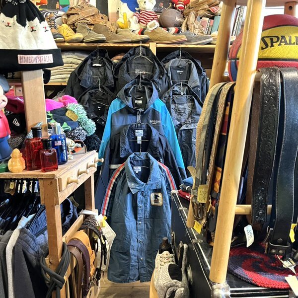 1点物◆HUSKI企業マウンテンパーカー黒ナイロンジャケット古着メンズMレディースOKアメカジ90sストリートスポーツブランドTransOcean362471_画像4