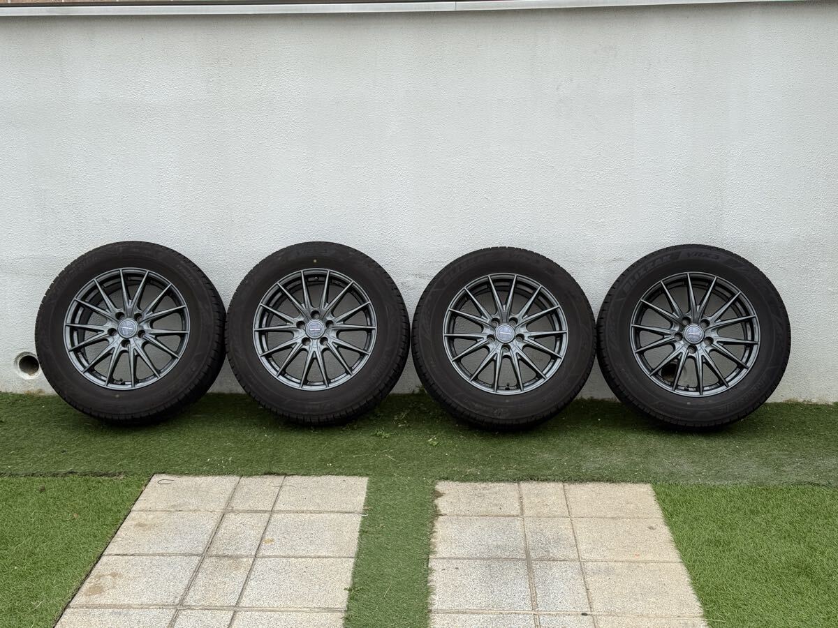 зимний Bridgestone Blizzak VRX3 225/60R17 2023 год производства шина & колесо 4 шт. комплект прекрасный товар 30 серия Alphard Vellfire и т.п. зимний Bridgestone Blizzak VRX3 225/60R17 2023 год производства шина & колесо 4 шт. комплект прекрасный товар 30 серия Alphard Vellfire и т.п.