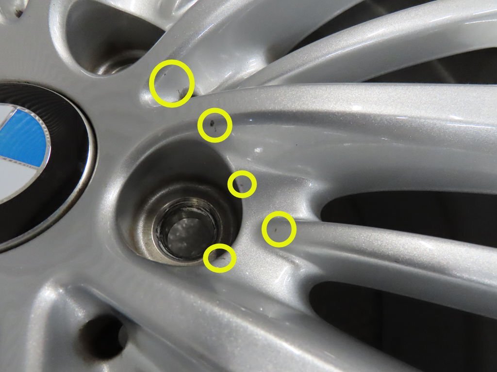 4本 BMW 2シリーズ F45 F46 純正 7.5J +54 PCD112 5穴 17インチ マルチスポーク481 アクティブツアラー 6881440_画像4