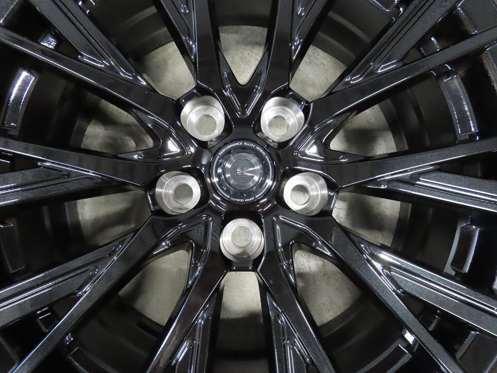トヨタ GR 90ヴォクシー ノア 215/45ZR18 純正オプション 美品 ガリ傷無し 7J +40 PCD114.3 5穴 ZWR90 ブラックマイカ MS214-28028_画像6