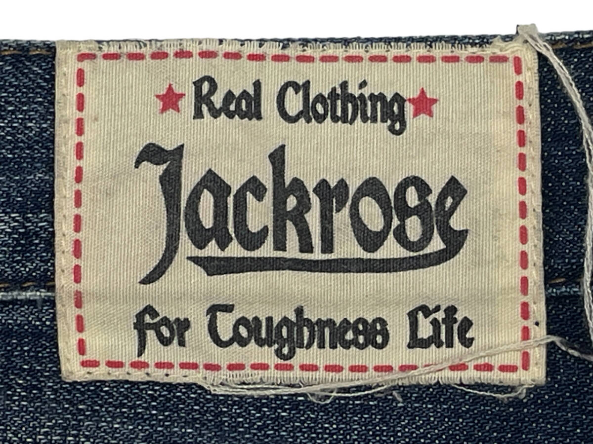 JACKROSE ジャックローズ 261510J W33 (約87cm W34相当) ブーツカット デニム パンツ メンズ ジーンズ Dカン_画像8