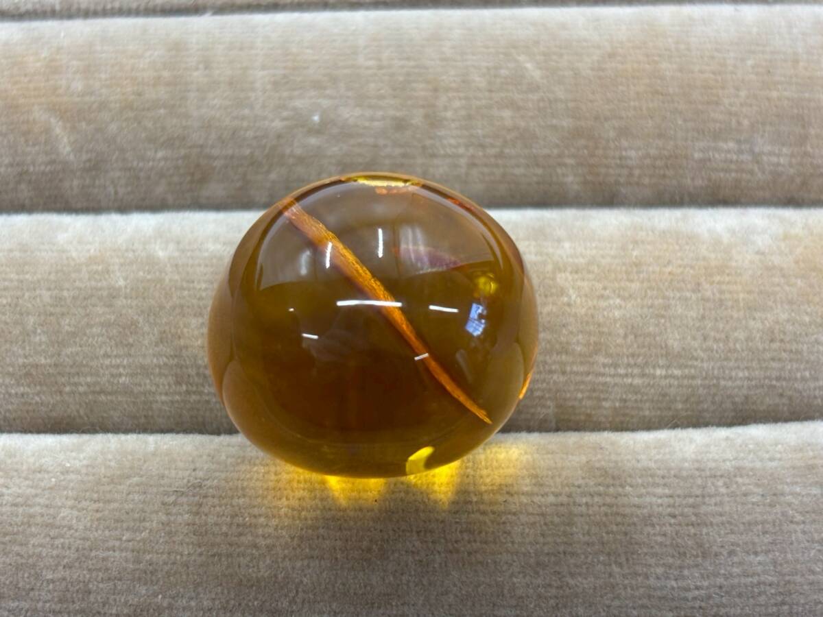 nz2201003/アクセサリー 琥珀 ペンダントトップ ヴィンテージ K18 刻印 コハク ネックレストップ 総重量5.5ｇ_画像5