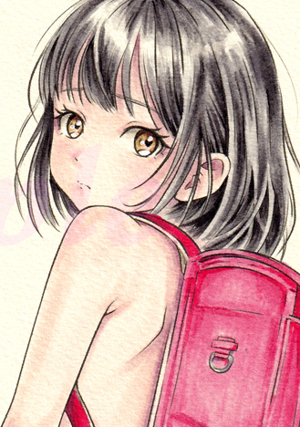  оригинал ручные иллюстрации [... ранец ]