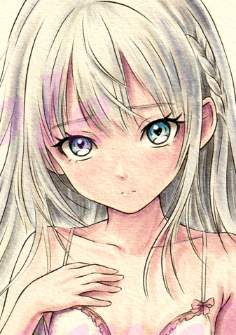  оригинал ручные иллюстрации [ Asuka ]. нижнее белье 