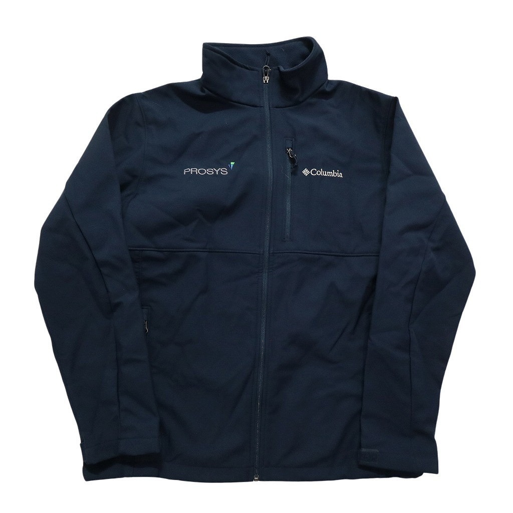 古着卸 まとめ売り コロンビア ソフトシェル ジャケット 6枚セット (メンズ L /XL ) ジップポケット 企業 ドローコード 中古 古着 NC5667_画像3