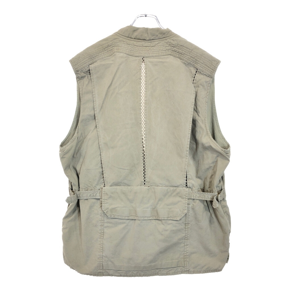 90年代 Banana Republic バナナリパブリック サファリベスト アウトドア ベージュ(メンズ XL)中古 古着 U7436_画像2