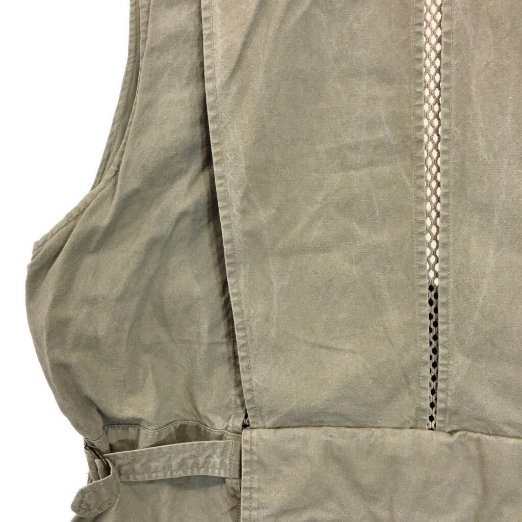 90年代 Banana Republic バナナリパブリック サファリベスト アウトドア ベージュ(メンズ XL)中古 古着 U7436_画像6