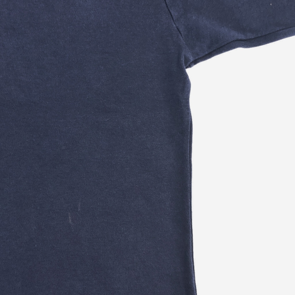 NIKE GOLF ナイキゴルフ モックネック 長袖Tシャツ スポーツ ネイビー(メンズ L)中古 古着 U6843_画像7