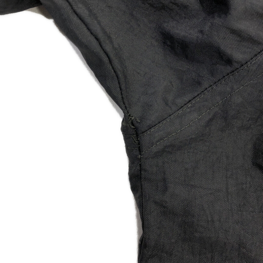 00年代 Champion チャンピオン Vネック プルオーバージャケット ブラック(メンズ S)中古 古着 U6179_画像5