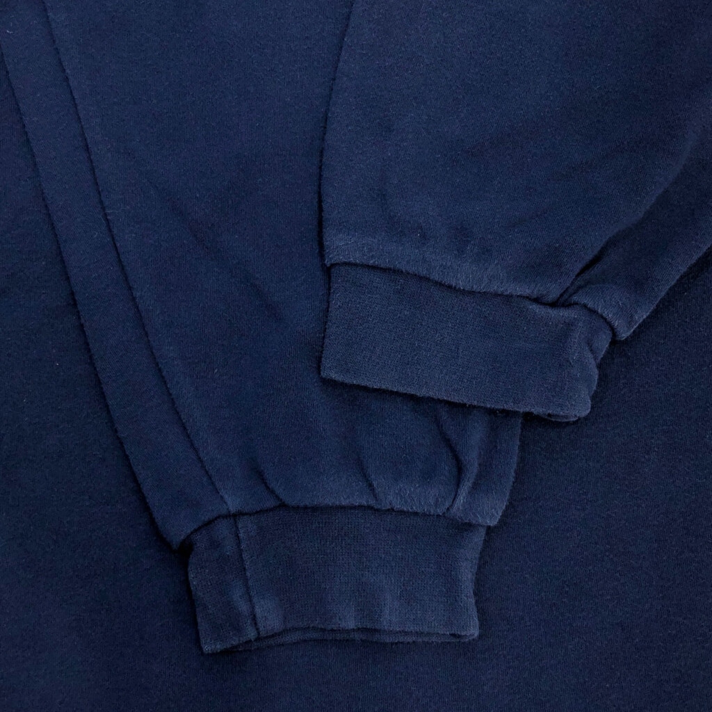 90年代 NIKE ナイキ タートルネック 長袖Tシャツ ネイビー(メンズ XXL)中古 古着 T9484_画像7