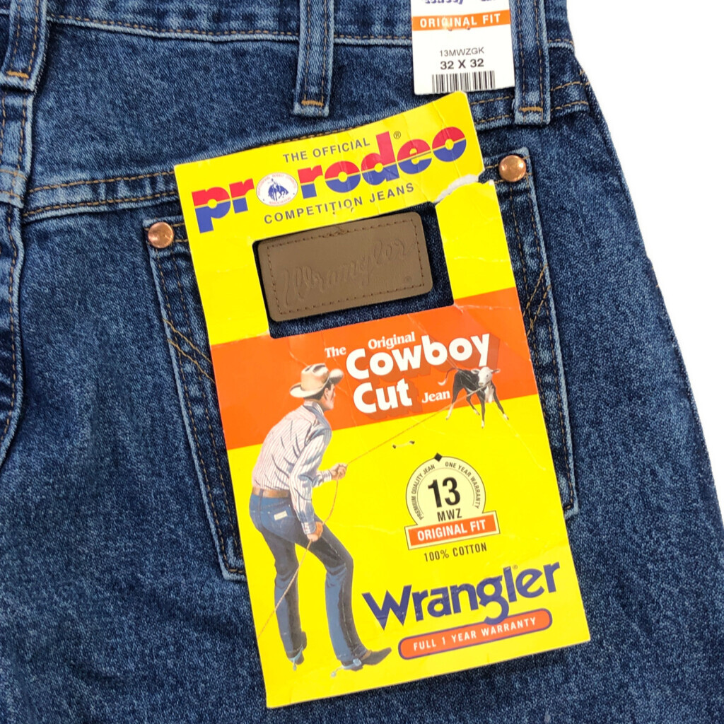 新品タグ付き Wrangler ラングラー 13MWZ デニムパンツ ブルー(メンズ W32 L32)中古 古着 T6483 1円スタート_画像5