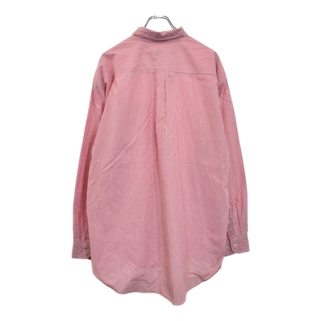 GAP ギャップ ボタンダウンシャツ ストライプ ピンク(メンズ L)中古 古着 U9647_画像2
