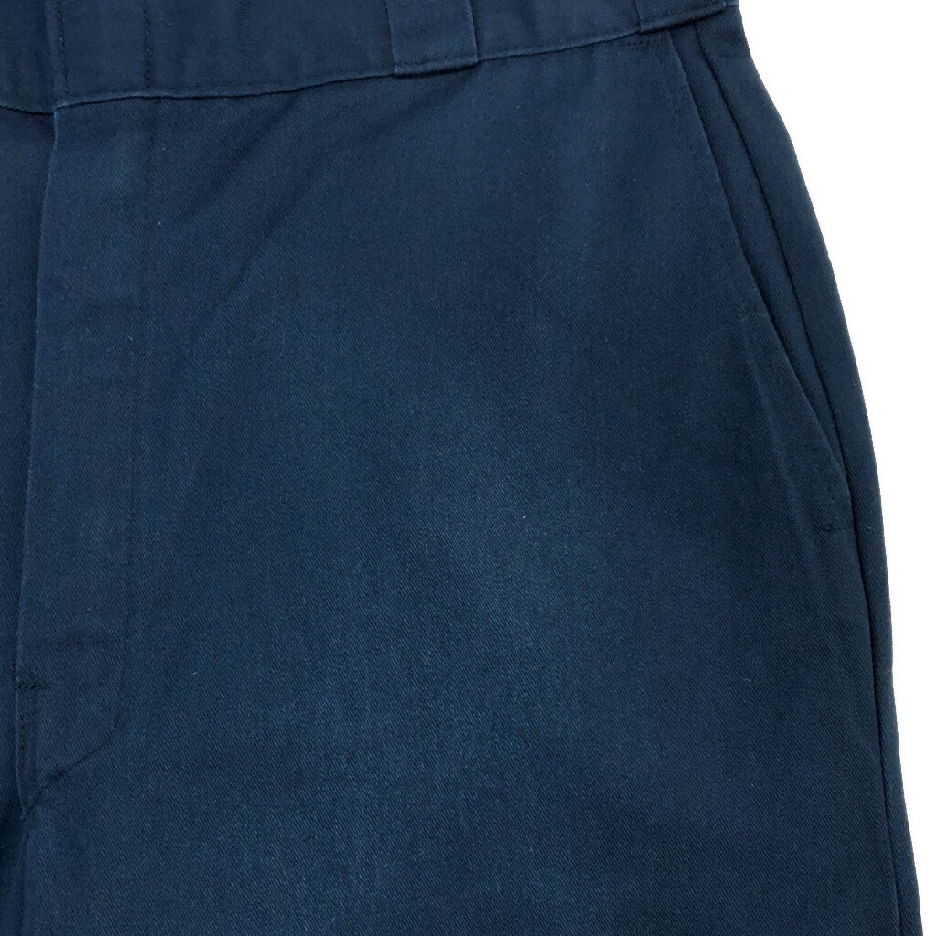 90年代 USA製 Dickies ディッキーズ ワークパンツ ネイビー(メンズ W36 L31)中古 古着 U9984_画像4