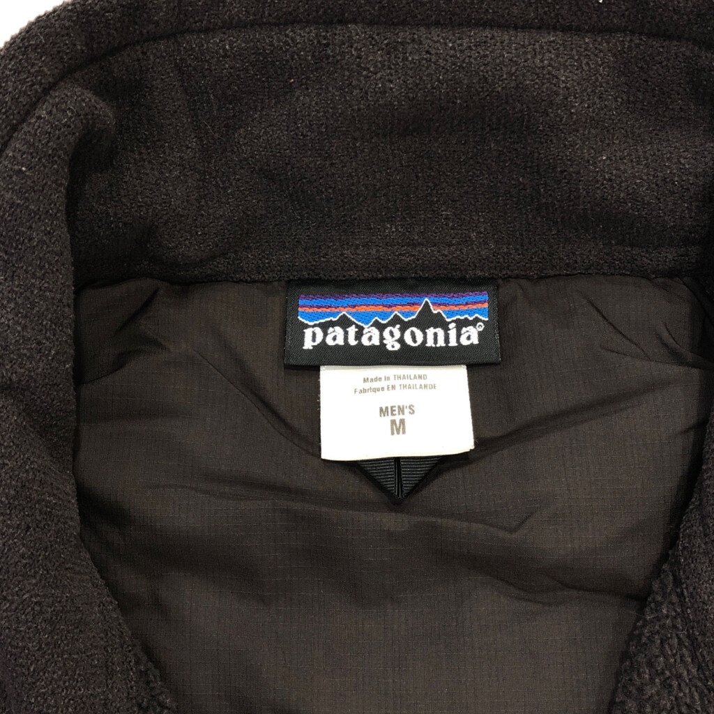 patagonia パタゴニア フリースジャケット アウトドア ブラウン(メンズ M)中古 古着 U4797_画像3
