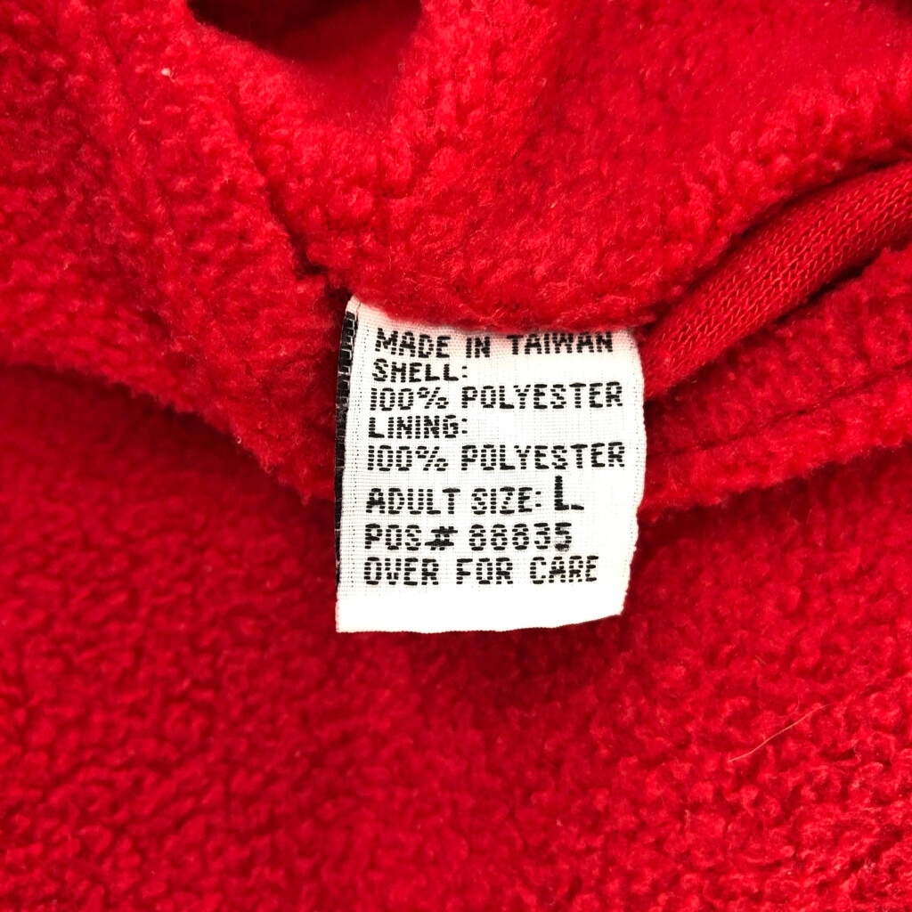 Marlboro Marlboro половина Zip флис рубашка Buffalo проверка красный ( мужской L) б/у б/у одежда U4017 1 иен старт 