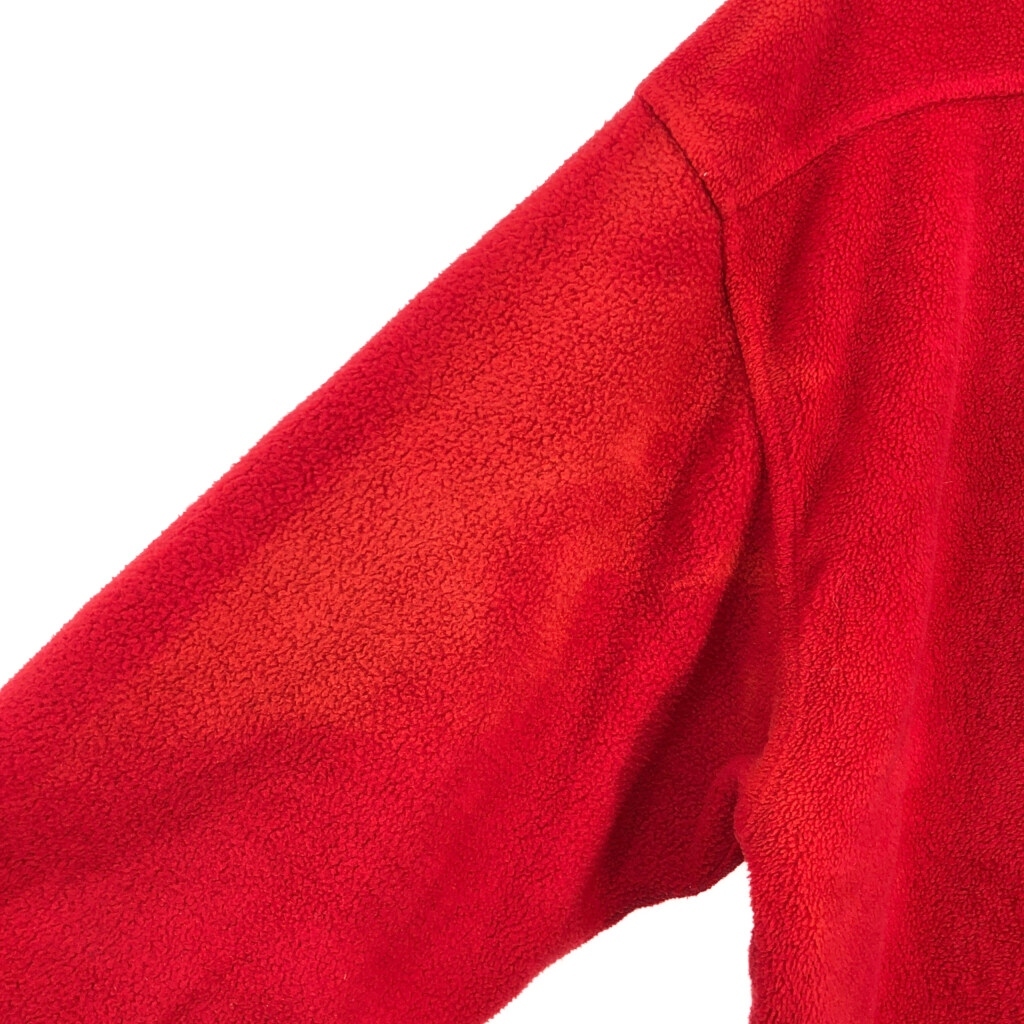 Marlboro Marlboro половина Zip флис рубашка Buffalo проверка красный ( мужской L) б/у б/у одежда U4017 1 иен старт 